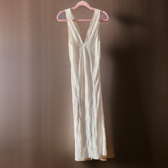 Antique C1900s ‘City of Paris’ San Francisco L’Elegance Silk night slip gown - Picture 4 of 16